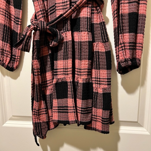 Anthropologie Cloth & Stone Daia Minj Plaid Dress - Petite Medium - Picture 7 of 8